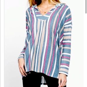 Striped hoodie